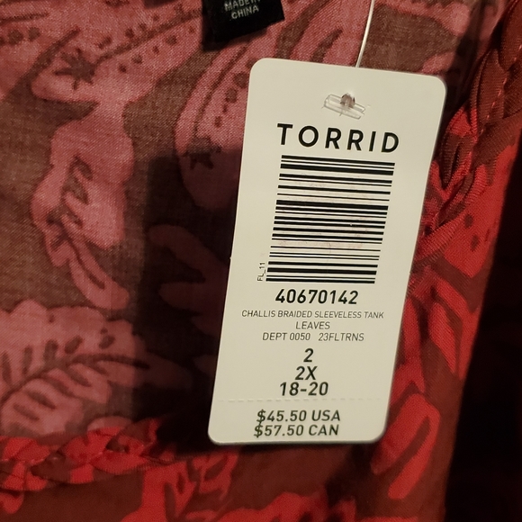 CHALLIS BRAIDED SLEEVELESS TANK 2 - Picture 5 of 5